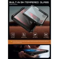   Supcase UB Grip Mag Samsung Galaxy Z Flip 8 ütésálló tok, kijelző védelemmel, kitámasztóval, Magsafe, fekete