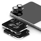 Ringke Samsung Galaxy Z Flip 8 tempered glass kamera védő üvegfólia felhelyező kerettel, fekete (2db)