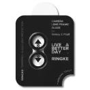 Ringke Samsung Galaxy Z Flip 8 tempered glass kamera védő üvegfólia felhelyező kerettel, fekete (2db)