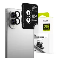   Ringke Samsung Galaxy Z Fold 8 tempered glass kamera védő üvegfólia felhelyező kerettel, fekete (2db)