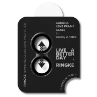   Ringke Samsung Galaxy Z Fold 8 tempered glass kamera védő üvegfólia felhelyező kerettel, fekete (2db)