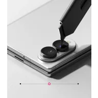   Ringke Samsung Galaxy Z Fold 8 tempered glass kamera védő üvegfólia felhelyező kerettel, fekete (2db)