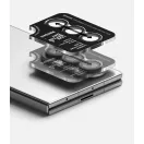 Ringke Samsung Galaxy Z Fold 8 Ultra tempered glass kamera védő üvegfólia felhelyező kerettel, fekete (2db)