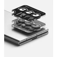   Ringke Samsung Galaxy Z Fold 8 Ultra tempered glass kamera védő üvegfólia felhelyező kerettel, fekete (2db)