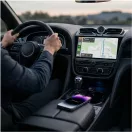 Tech-Protect UItraboost vezeték nélküli adapter Carplay&Android auto, bluetooth 5.4, fekete