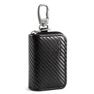   Tech-Protect KLR300 RFID blokkoló tartó / táska, Carbon, fekete (autó kulcshoz)