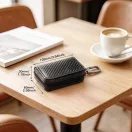 Tech-Protect KLR300 RFID blokkoló tartó / táska, Carbon, fekete (autó kulcshoz)