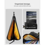   Spigen LF300 RFID kártyatartó pénztárca /tok / táska, vízálló, fekete