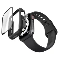   Spigen Thin Fit 360 Apple Watch SE 1 / 2 / 3 / S4 / S5 / S6 tok kijelző védelemmel, 44mm, Black, fekete