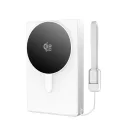 Tech-Protect PB40 LifeMag Powerbank / külső akkumulátor, MagSafe, kompakt, 25W, QI2.2, 10000mAh, fehér.ezüst