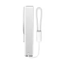 Tech-Protect PB40 LifeMag Powerbank / külső akkumulátor, MagSafe, kompakt, 25W, QI2.2, 10000mAh, fehér.ezüst