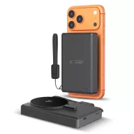   Tech-Protect PB40 LifeMag Powerbank / külső akkumulátor, MagSafe, kompakt, 25W, QI2.2, 10000mAh, fekete