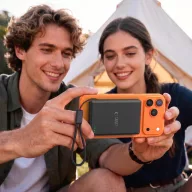   Tech-Protect PB40 LifeMag Powerbank / külső akkumulátor, MagSafe, kompakt, 25W, QI2.2, 10000mAh, fekete