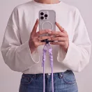 Tech-Protect C5SD vállpánt, telefonra rögzíthető, levendula (crossbody pánt)
