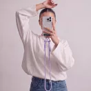 Tech-Protect C5SD vállpánt, telefonra rögzíthető, levendula (crossbody pánt)