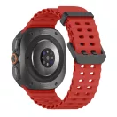 Tech-Protect IconBand Pro Samsung Galaxy Watch Ultra 2024 / 2026 (47mm) szilikon szíj, piros