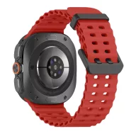   Tech-Protect IconBand Pro Samsung Galaxy Watch Ultra 2024 / 2026 (47mm) szilikon szíj, piros