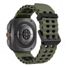 Tech-Protect IconBand Pro Samsung Galaxy Watch Ultra 2024 / 2026 (47mm) szilikon szíj, zöld-fekete