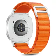   Tech-Protect Nylon Stripe Samsung Galaxy Watch 8 / 9 / Classic (40/44/46mm) szíj, narancs