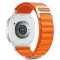 Tech-Protect Nylon Stripe Samsung Galaxy Watch 8 / 9 / Classic (40/44/46mm) szíj, narancs