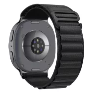   Tech-Protect Nylon Stripe Samsung Galaxy Watch 8 / 9 / Classic (40/44/46mm) szíj, fekete