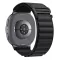 Tech-Protect Nylon Stripe Samsung Galaxy Watch 8 / 9 / Classic (40/44/46mm) szíj, fekete