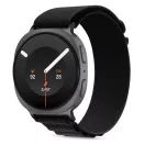 Tech-Protect Nylon Stripe Samsung Galaxy Watch 8 / 9 / Classic (40/44/46mm) szíj, fekete