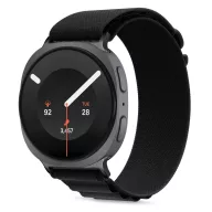   Tech-Protect Nylon Stripe Samsung Galaxy Watch 8 / 9 / Classic (40/44/46mm) szíj, fekete