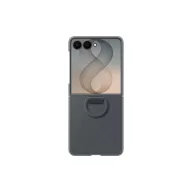   Samsung Galaxy Z Flip 8 Silicone Magnetic Cover with Ring, gyári szilikon tok gyűrűvel, fekete, EF-EF776CBE