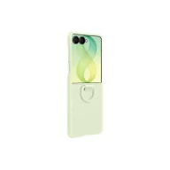   Samsung Galaxy Z Flip 8 Silicone Magnetic Cover with Ring, gyári szilikon tok gyűrűvel, zöld, EF-EF776CGE