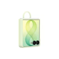   Samsung Galaxy Z Flip 8 Silicone Magnetic Cover with Ring, gyári szilikon tok gyűrűvel, zöld, EF-EF776CGE