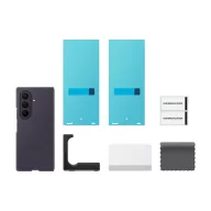   Samsung Galaxy Z Fold 8 Ultra Silicone Magnet Cover, gyári tok + 2db fólia, lila, EF-EF976CVE