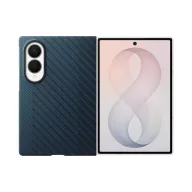   Samsung Galaxy Z Fold 8 Carbon Magnet Cover mágneses gyári tok + 2db fólia, kék, EF-KF971SNE
