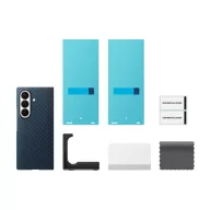   Samsung Galaxy Z Fold 8 Ultra Carbon Magnet Cover mágneses gyári tok + 2db fólia, kék, EF-KF976SNE