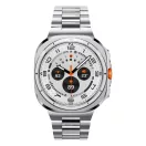 Spigen Modern Fit Samsung Galaxy Watch Ultra 2024 / 2025 / 2026 47mm szíj, rozsdamentes acél, ezüst