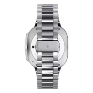   Spigen Modern Fit Samsung Galaxy Watch Ultra 2024 / 2025 / 2026 47mm szíj, rozsdamentes acél, ezüst