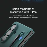   Nillkin Flex Pure Fold Samsung Galaxy Z Fold 8 Ultra műanyag hátlap tok + S-pen, kék