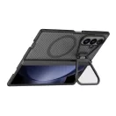 Nillkin CamShield Prop Magnetic Samsung Galaxy Z Fold 8 Ultra mágneses műanyag hátlap tok, átlátszó-fekete (átlátszó lencsevédővel)