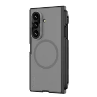   Nillkin Super Frosted Samsung Galaxy Z Fold 8 Ultra mágneses hátlap tok + S-pen, átlátszó-fekete