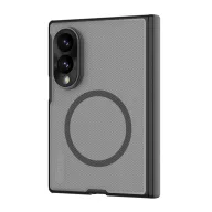   Nillkin Super Frosted Samsung Galaxy Z Fold 8 mágneses hátlap tok, átlátszó-fekete