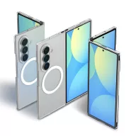   Spigen Airskin Samsung Galaxy Z Fold 8 Ultra tok, MagSafe, Clear White, átlátszó
