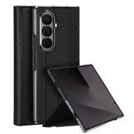   Dux Ducis Bril Samsung Galaxy Z Fold 8 Ultra hátlap tok kitámasztóval, műbőr, fekete