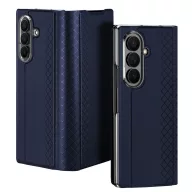   Dux Ducis Bril Samsung Galaxy Z Fold 8 Ultra hátlap tok kitámasztóval, műbőr, kék