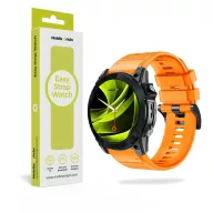 Mobile Origin Garmin szíj, szilikon, 22mm, narancs