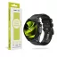 Mobile Origin Garmin szíj, szilikon, 22mm, fekete