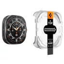 Spigen Glas.tR EZ Fit Samsung Galaxy Watch Ultra 2 (2026) tempered kijelzővédő fólia felhelyező kerettel (2db)