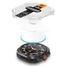 Spigen Glas.tR EZ Fit Samsung Galaxy Watch Ultra 2 (2026) tempered kijelzővédő fólia felhelyező kerettel (2db)