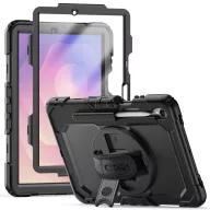   Tech-Protect Solid Samsung Galaxy Tab S11 tablet tok kitámasztóval, fekete