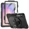 Tech-Protect Solid Samsung Galaxy Tab S11 tablet tok kitámasztóval, fekete