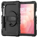 Tech-Protect Solid Samsung Galaxy Tab S11 tablet tok kitámasztóval, fekete